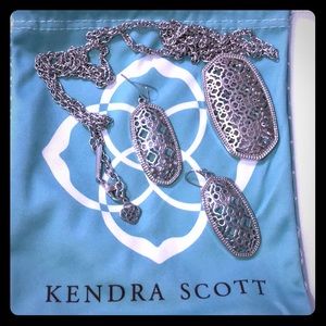 Kendra Scott Elle Filigree Drop Earrings